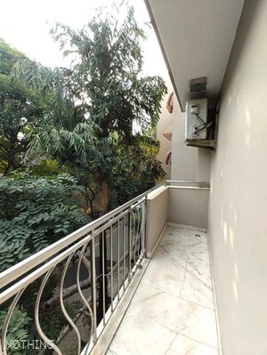 Balcony in 3 BHK Builder Floor at Malviya Nagar – for Rent