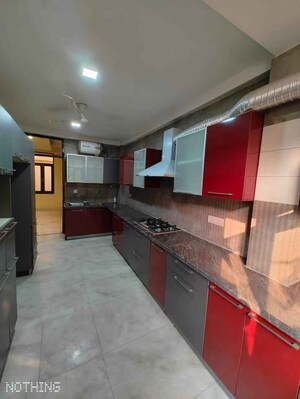 Kitchen in 3 BHK Builder Floor at Malviya Nagar – for Rent