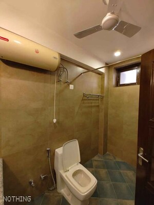 Bathroom in 3 BHK Builder Floor at Malviya Nagar – for Rent
