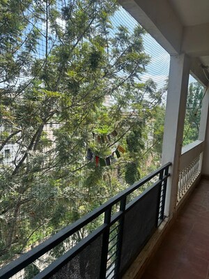 Balcony in 3 BHK Apartment at Prestige Kew Gardens, Bellandur – for Rent