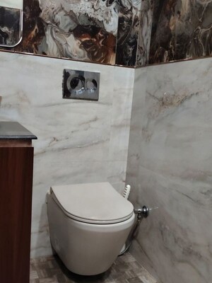 Bathroom in 3.5 BHK Apartment at Vidya Sagar Apartments, Sector 6 Dwarka – for Rent
