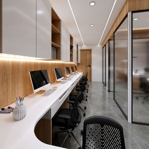 Kitchen in  Office Space at Netaji Subhash Place – for Rent