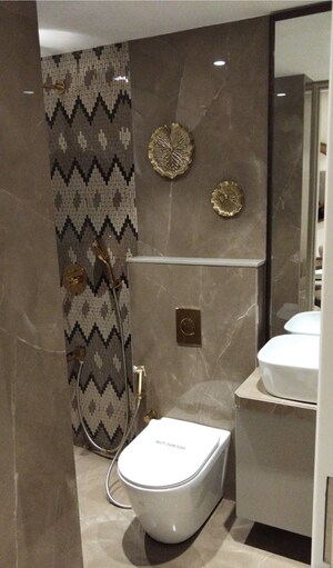 Bathroom in 2 BHK Apartment at JP The Palace, Mira Road – for Sale