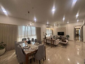 Living Room in 4 BHK Apartment at Godrej Blue, B L Saha Road – for Sale