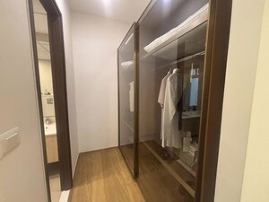 Building Lobby in 3 BHK Apartment at Godrej Blue, B L Saha Road – for Sale