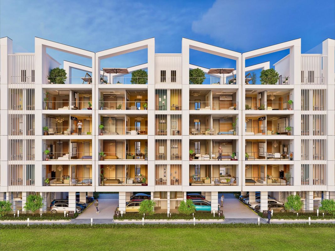 3 BHK + Study Room,Basement 1850 Sq.Ft. Apartment in Signature Global Daxin Vistas