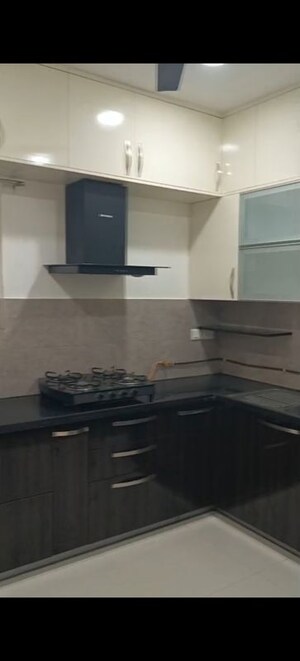 Kitchen in 3 BHK Apartment at Rajapushpa Atria, Gachibowli – for Rent
