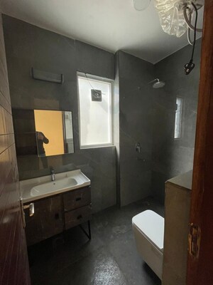Bathroom in 4 BHK Apartment at 4S Aradhya Extension, Sector 67a – for Rent