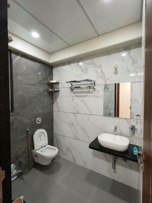 Bathroom in 2 BHK Apartment at Ira Apartment Bhusari Colony, Kothrud – for Rent