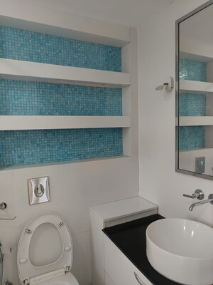 Bathroom in 2 BHK Apartment at Lodha Fiorenza, Goregaon East – for Rent