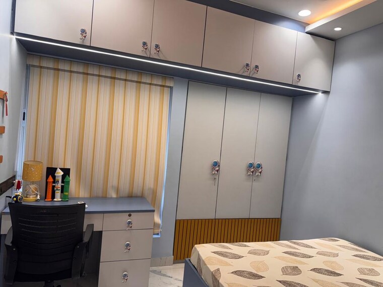 Bedroom, srijan-natura 3 Bedroom 1370 Sq.Ft. Apartment In New Alipore Kolkata 10213302