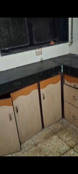 Kitchen in 1 BHK Apartment at Apna CHS, Vashi Sector 15 – for Rent
