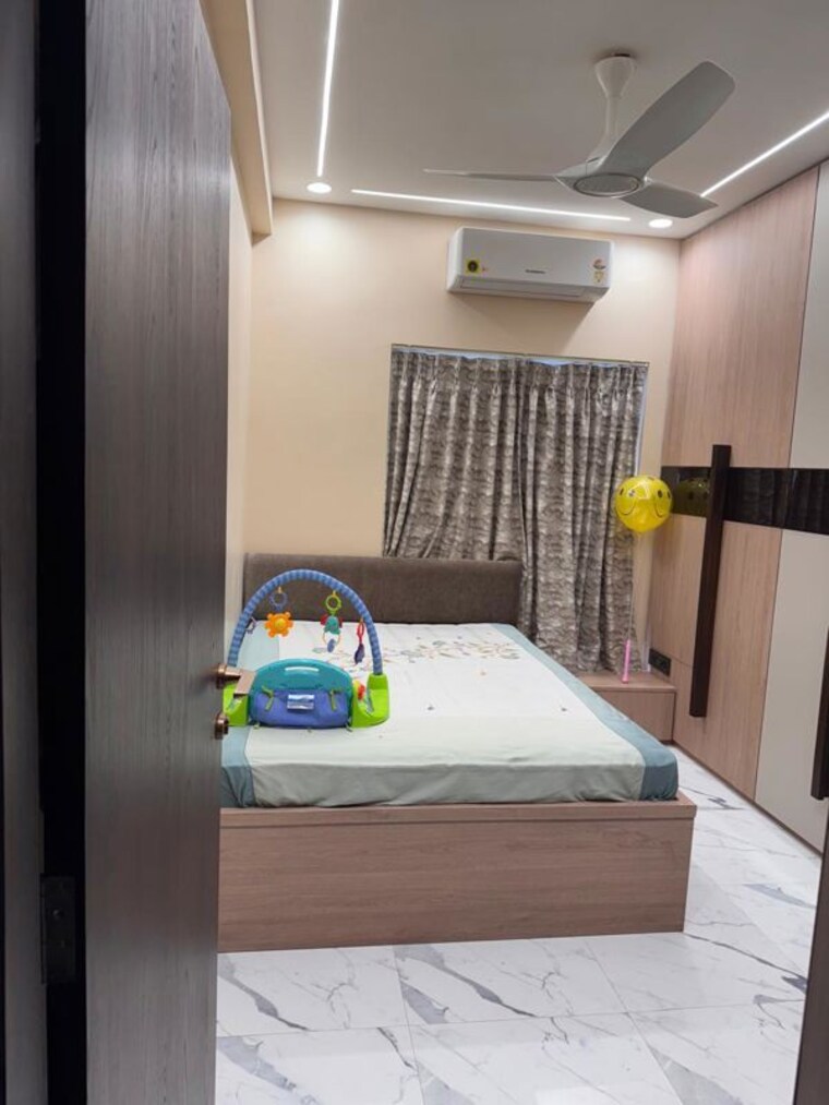 Bedroom, srijan-natura 3 Bedroom 1365 Sq.Ft. Apartment In New Alipore Kolkata 10209943