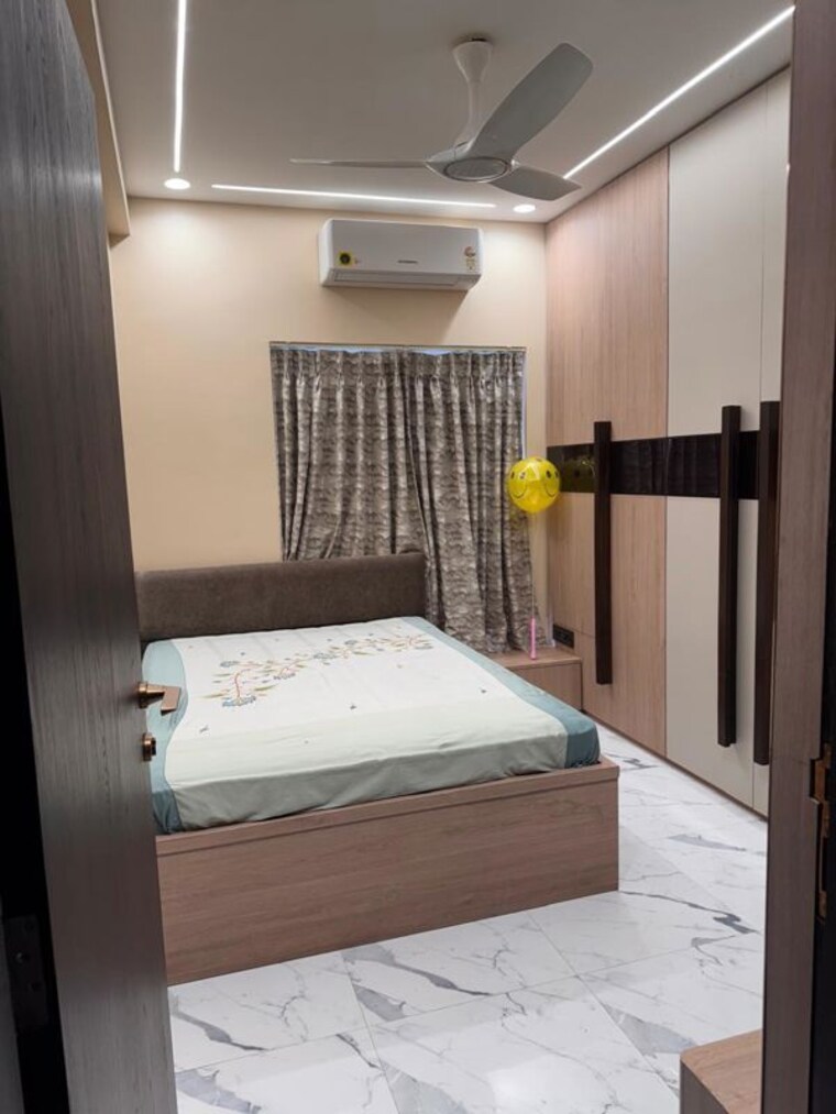 Bedroom, srijan-natura 3 Bedroom 1365 Sq.Ft. Apartment In New Alipore Kolkata 10209943