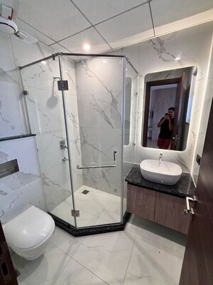 Bathroom in 3 BHK Apartment at Raj One Good Earth, Sector 71 – for Rent