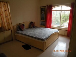 Bedroom in 3 BHK Apartment at Janki Rainbow Apartments, Baner – for Rent