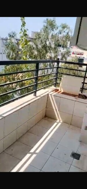 Balcony in 3 BHK Apartment at Manbhum Around The Grove, Financial District – for Rent