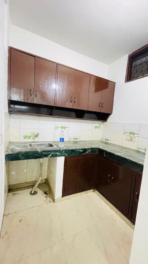 Kitchen in 1 BHK Builder Floor at Freedom Fighters Enclave – for Rent
