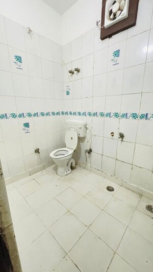 Bathroom in 1 BHK Builder Floor at Freedom Fighters Enclave – for Rent