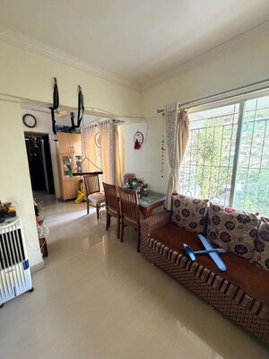 Living Room in 2 BHK Apartment at Sai Shree CHS Ltd, Pimple Saudagar – for Sale