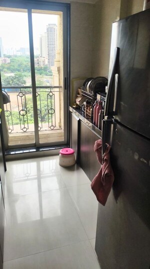 Balcony in 1.5 BHK Apartment at Platinum Heritage Thane West, Ghodbunder Road – for Rent