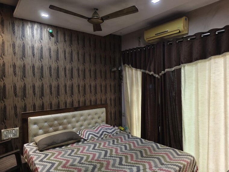 Bedroom, tharwani-rosewood-heights 2 Bedroom 1200 Sq.Ft. Apartment In Kharghar Sector 10 Navi Mumbai 10420442
