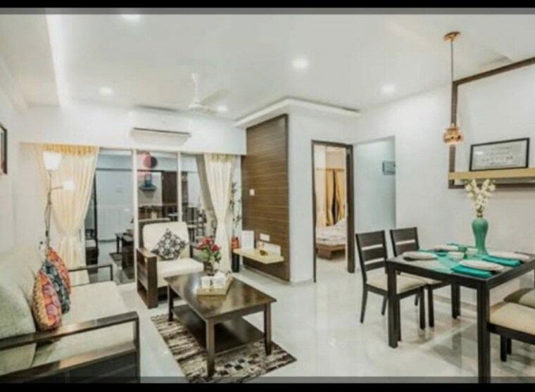Living Room, oberoi-forestville 3 Bedroom 1085 Sq.Ft. Apartment In Kolshet Road Thane 10420540