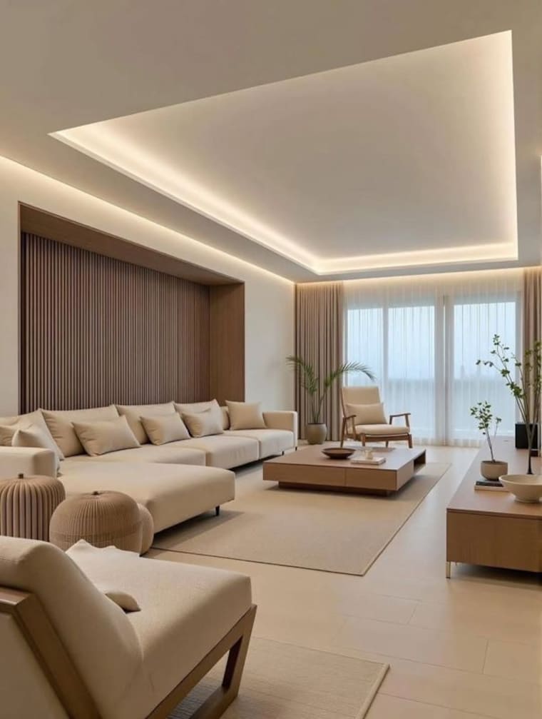 Living Room, thaikkad 3 Bedroom 2200 Sq.Ft. Independent House In Thaikkad Thrissur 10420534