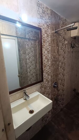 Bathroom in 1 BHK Apartment at Krishna Kaveri Apartment, Andheri West – for Rent