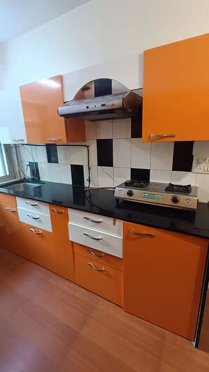 Kitchen in 1 BHK Apartment at Krishna Kaveri Apartment, Andheri West – for Rent