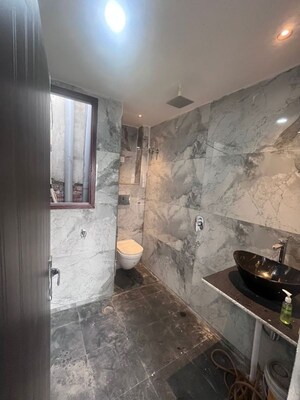Bathroom in 1 BHK Builder Floor at Virender Nagar – for Rent