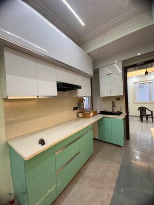 Kitchen in 2 BHK Builder Floor at Malviya Nagar – for Rent