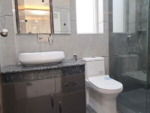 Bathroom in 3 BHK Apartment at Shivalik Colony – for Sale