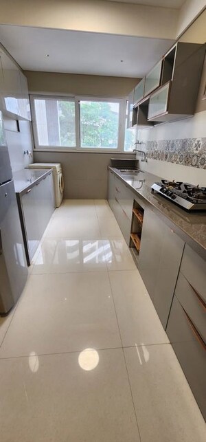 Kitchen in 3 BHK Apartment at Ideal Colony – for Sale