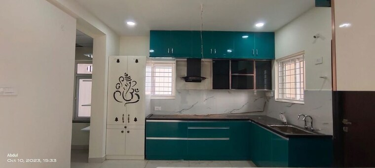 Kitchen, lansum-eden-gardens 3 Bedroom 2160 Sq.Ft. Apartment In Kondapur Hyderabad 10420671