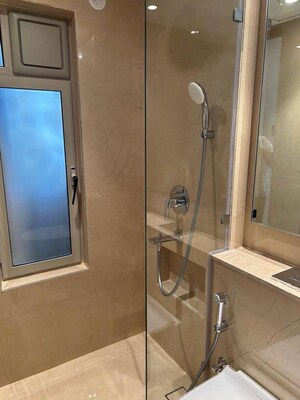 Bathroom in 3 BHK Apartment at Lodha Bel Air, Jogeshwari West – for Rent