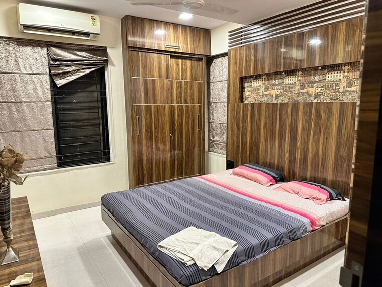 Bedroom, rohan-nilay 3 Bedroom 1600 Sq.Ft. Apartment In Aundh Pune 10420760
