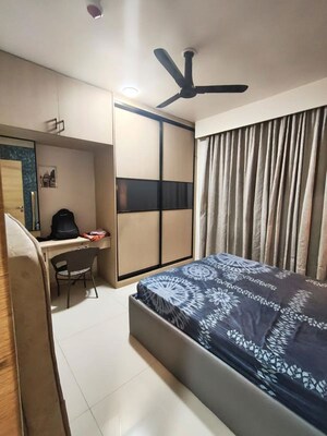 Bedroom in 3 BHK Penthouse at Gulmohar Villa 2, Aundh – for Rent