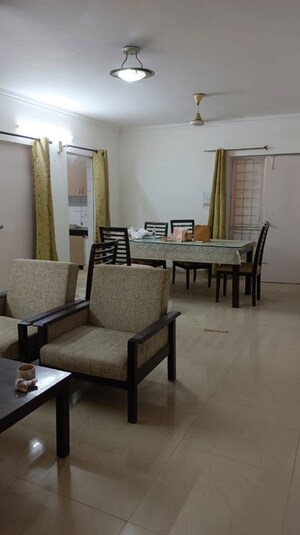 Living Room in 3 BHK Apartment at Vasant Kunj – for Rent
