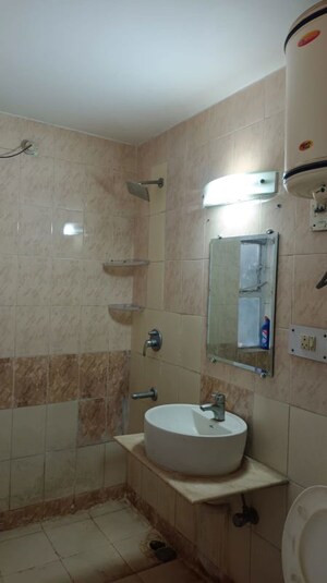 Bathroom in 3 BHK Apartment at Vasant Kunj – for Rent