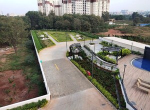 Balcony in 3 BHK Apartment at Godrej Nurture Electronic City, Electronic City Phase I – for Rent