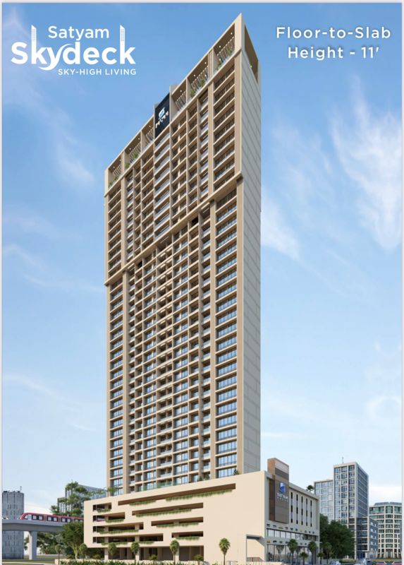 3 BHK + Store Room 2010 Sq.Ft. Apartment in Satyam Skydeck