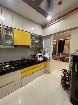 Kitchen in 3 BHK Apartment at Bhandari 7 Plumeria Drive, Tathawade – for Rent