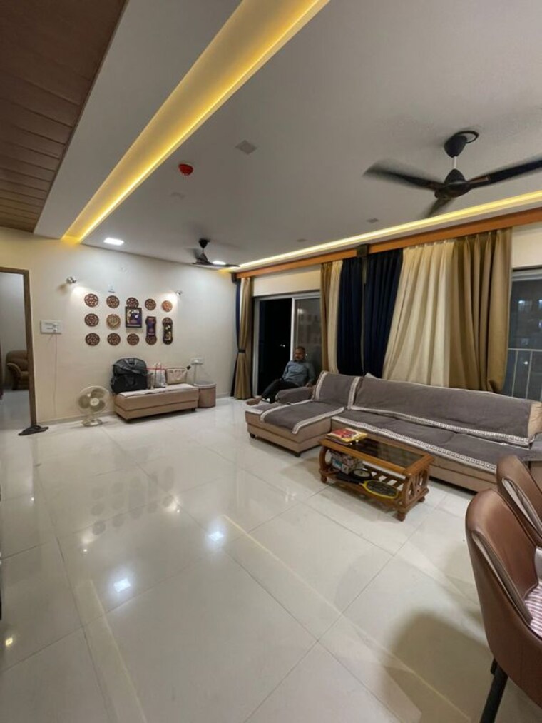 Living Room, bhandari-7-plumeria-drive 3 Bedroom 1510 Sq.Ft. Apartment In Tathawade Pune 10421056