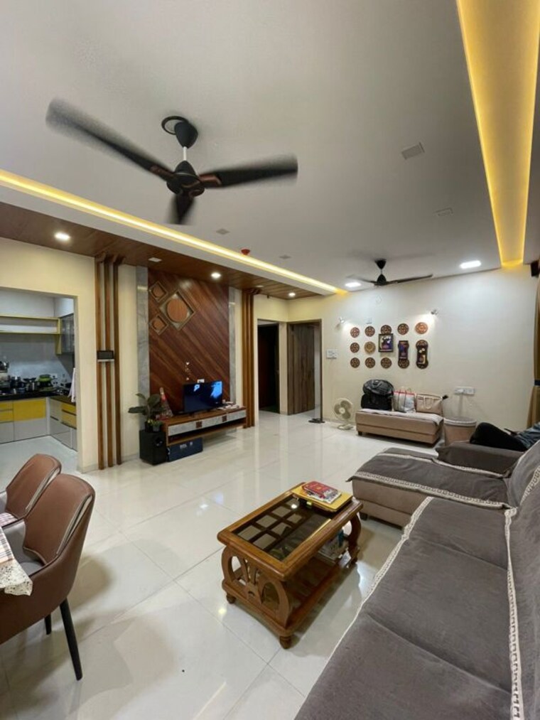 Living Room, bhandari-7-plumeria-drive 3 Bedroom 1510 Sq.Ft. Apartment In Tathawade Pune 10421056