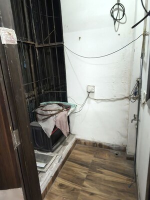 Bathroom in 1 BHK Builder Floor at AJS Heights, Indrapuram – for Rent