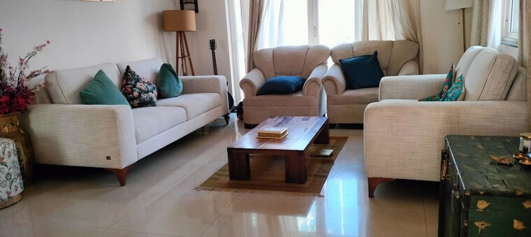 Living Room, gera-greensville 3 Bedroom 2600 Sq.Ft. Apartment In Kharadi Pune 10421086