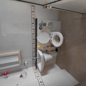 Bathroom in 1 BHK Apartment at K Raheja Heights, Malad East – for Sale