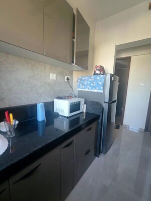 Kitchen in 1 BHK Apartment at Sheth Irene, Malad West – for Rent