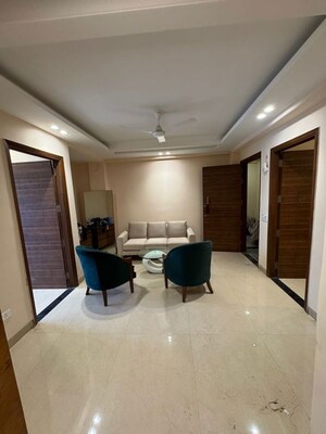 Living Room in 2 BHK Apartment at Chattarpur – for Rent